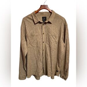 Sitka Gear Ambary Hemp Blend Long Sleeve Button Up Mens Size XXL